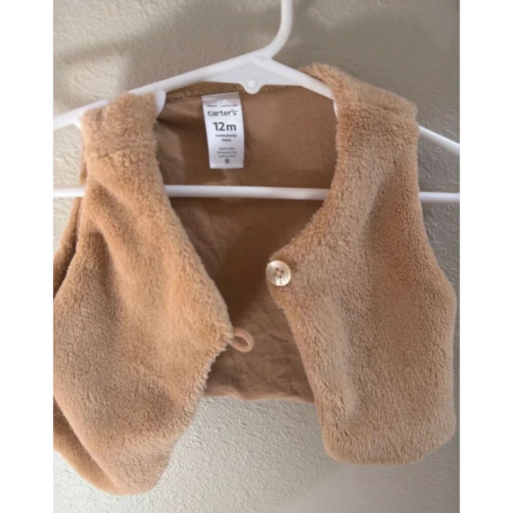 Carter's 12 month brown vest